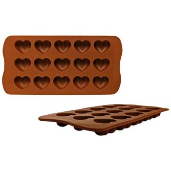 Форма для шоколада Gusto Сердечки 21х10,5х1,5см
