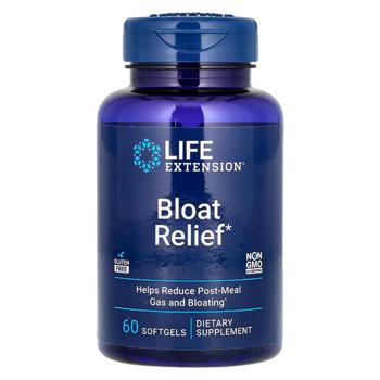 Life Extension Bloat Reliefe 60 softgels - buy, prices for Biotus - photo 1