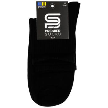 Носки Premier Socks мужские средние однотонные р.25, 27, 29 черный/графит - купить, цены на ЕКО Маркет - фото 2