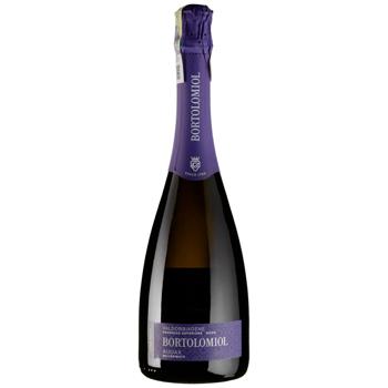 Вино ігристе Bortolomiol Audax Prosecco DOCG екстра-брют біле 12% 0,75л - купити, ціни на МегаМаркет - фото 1