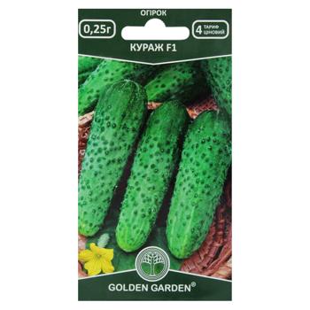 Golden Garden Courage Self-pollinating Cucumber Seeds F1 0.25g - buy, prices for - photo 1