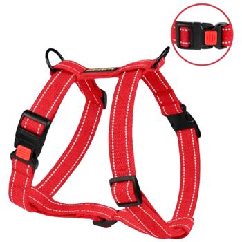 Barksi BronzeDog Сotton Н шлея для собак S - червоний - купить, цены на MasterZoo - фото 2