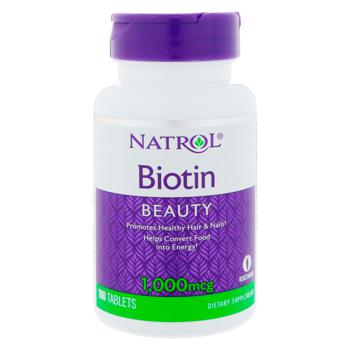 Natrol Instant Biotin 1000mcg 100 tablets - buy, prices for Biotus - photo 1