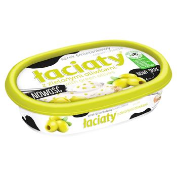 Крем-сыр Laciaty с оливками 135г - купить, цены на Grono - фото 1