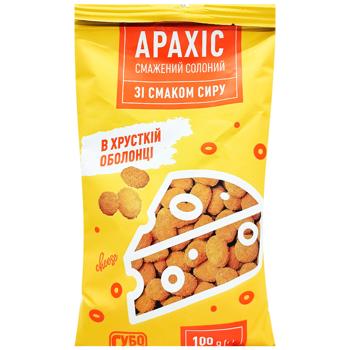 Subota Roasted Salted Peanuts in Crispy Shell with Cheese Flavor 100g - buy, prices for Biotus - photo 1