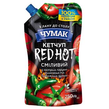 Кетчуп Чумак Red Hot натуральный 250г