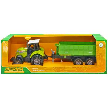 Farm Tractor with Trailer AP9928 Toy with Light and Sound Effects - buy, prices for Tavria V - photo 2
