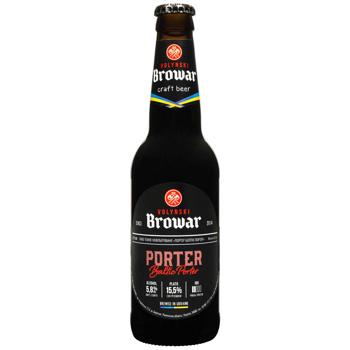 Volynski Browar Porter dark beer 5.8 % 0.35l - buy, prices for COSMOS - photo 2