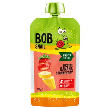 Bob Snail Banana-Strawberry Smoothies 120g