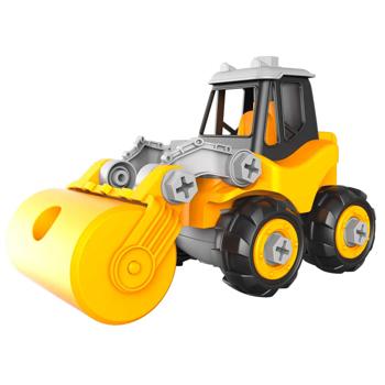 Конструктор DIY Spatial Creativity - Пожежний кран/Дорожній коток/Зелений кран/Будівельний самоскид/Поліцейський спец транспорт - купить, цены на Auchan - фото 1