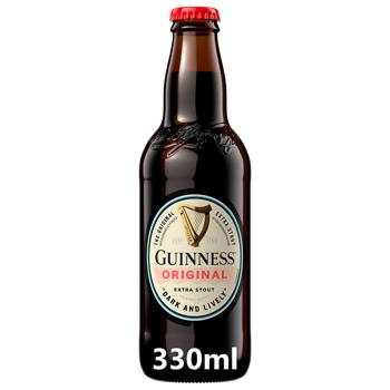 Пиво Guinness Original темное 5% 0.33л - купить, цены на Auchan - фото 1