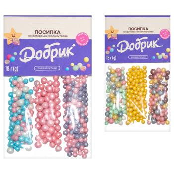Dobryk Rice Balls Confectionery Sprinkles 18g - buy, prices for Chudo Market - photo 1