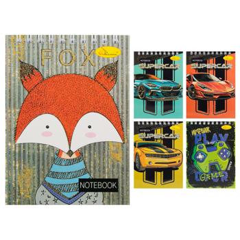 Apelsin Notebook A6 with Spring 40 Sheets in Assortment - buy, prices for EKO Market - photo 3