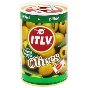 Оливки ITLV без косточки 300г - купить, цены на Auchan - фото 1