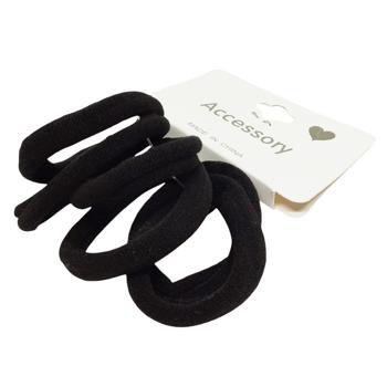 Black Hair Bands 6pcs 3151-2 - buy, prices for COSMOS - photo 1