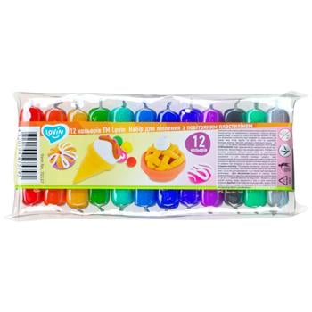 Lovin Modeling Kit with Air plasticine 12 Colours - buy, prices for COSMOS - photo 1
