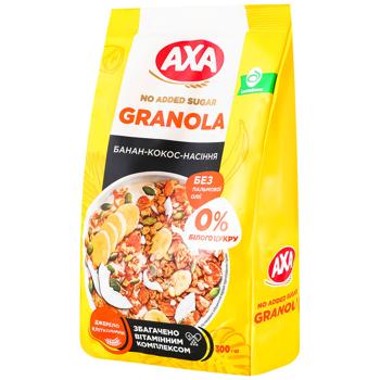 Axa Banana-Coconut-Seed Granola with Sweetener 300g - buy, prices for Tavria V - photo 2