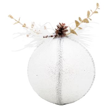 White Ball Decoration 12*10*10cm YE324 - buy, prices for - photo 1