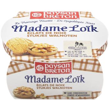 Сир Paysan Breton Madame Loik м'який збитий з волоським горіхом 60% 150г - купити, ціни на Auchan - фото 1