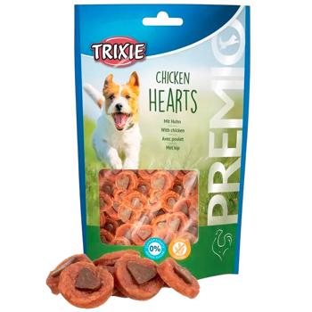 Trixie Premio Chicken Hearts Chicken Dog Snack 100g