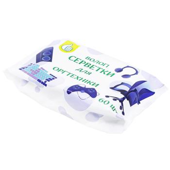 Auchan Wet Wipes for Office Equipment 60pcs - buy, prices for Auchan - photo 2