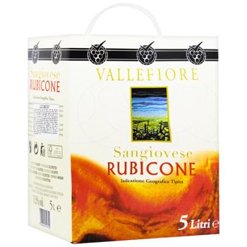 Вино Vallefiore Sangiovese Rubicone червоне сухе 11% 5л - купити, ціни на METRO - фото 2