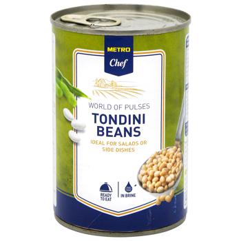 Metro Chef Tondini Beans in Brine 400g - buy, prices for METRO - photo 1