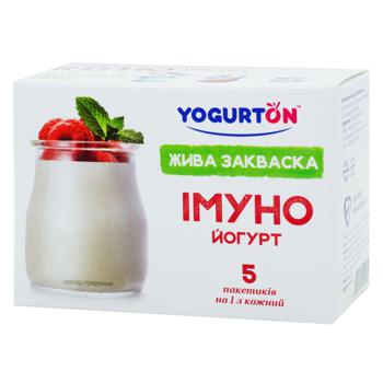 Yogurton Immuno Yoghurt in Bags Dry Bacterial Starter Culture 5x1g - buy, prices for ULTRAMARKET - photo 1