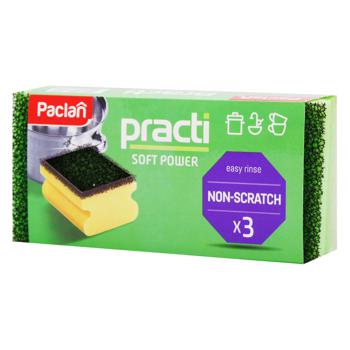 Paclan Kitchen Sponges 3pcs - buy, prices for NOVUS - photo 4