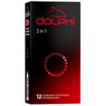 Dolphi 3 in 1 Condoms 12pcs