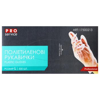 ProService Gloves plastic disposable size L 500pcs - buy, prices for METRO - photo 3