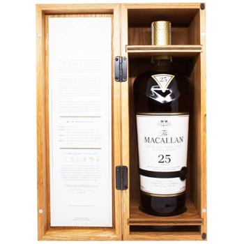 Віскі The Macallan Sherry oak  25yo 0.7 л - купить, цены на WINETIME - фото 3