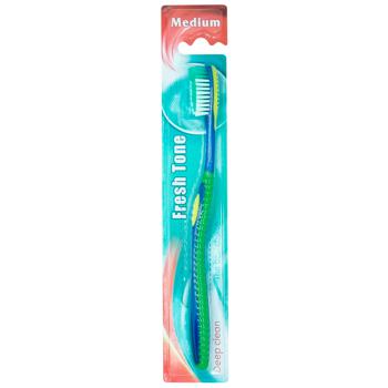 Fresh Tone Deep Clean Medium Toothbrush - buy, prices for Supermarket "Kharkiv" - photo 1