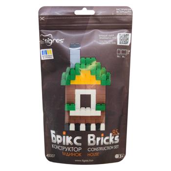 Конструктор Tigres Брикс Дом 85 элементов - купить, цены на ЕКО Маркет - фото 1
