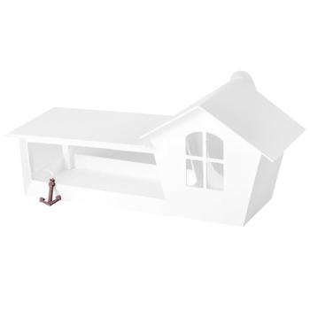 House for Birds House Plastic Window Bird Feeder 15x37x12.5cm