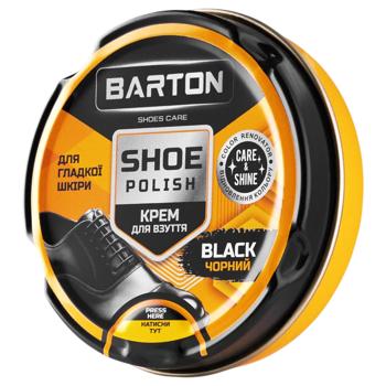 Barton Shoe Сream Black 50ml - buy, prices for Tavria V - photo 1