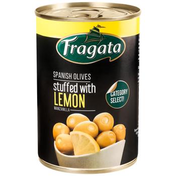 Fragata Manzanilla Olives Stuffed with Lemon 300g - buy, prices for Torba - photo 1