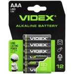 Батарейки Videx LR03 AAA 12шт