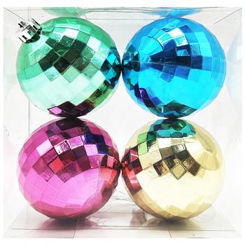 Actuel Set of Christmas Tree Balls 8cm 4pcs