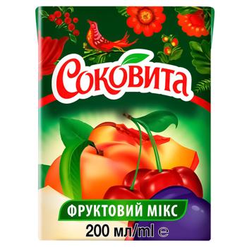 Напій Соковіта соковмісний мультивітамінний з м'якоттю 200мл - купити, ціни на - фото 2