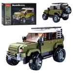 Sluban Model Bricks Green SUV Tank Constructor 317pcs