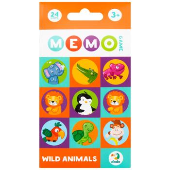 Игра настольная Dodo Мемо Дикие животные - купить, цены на - фото 2