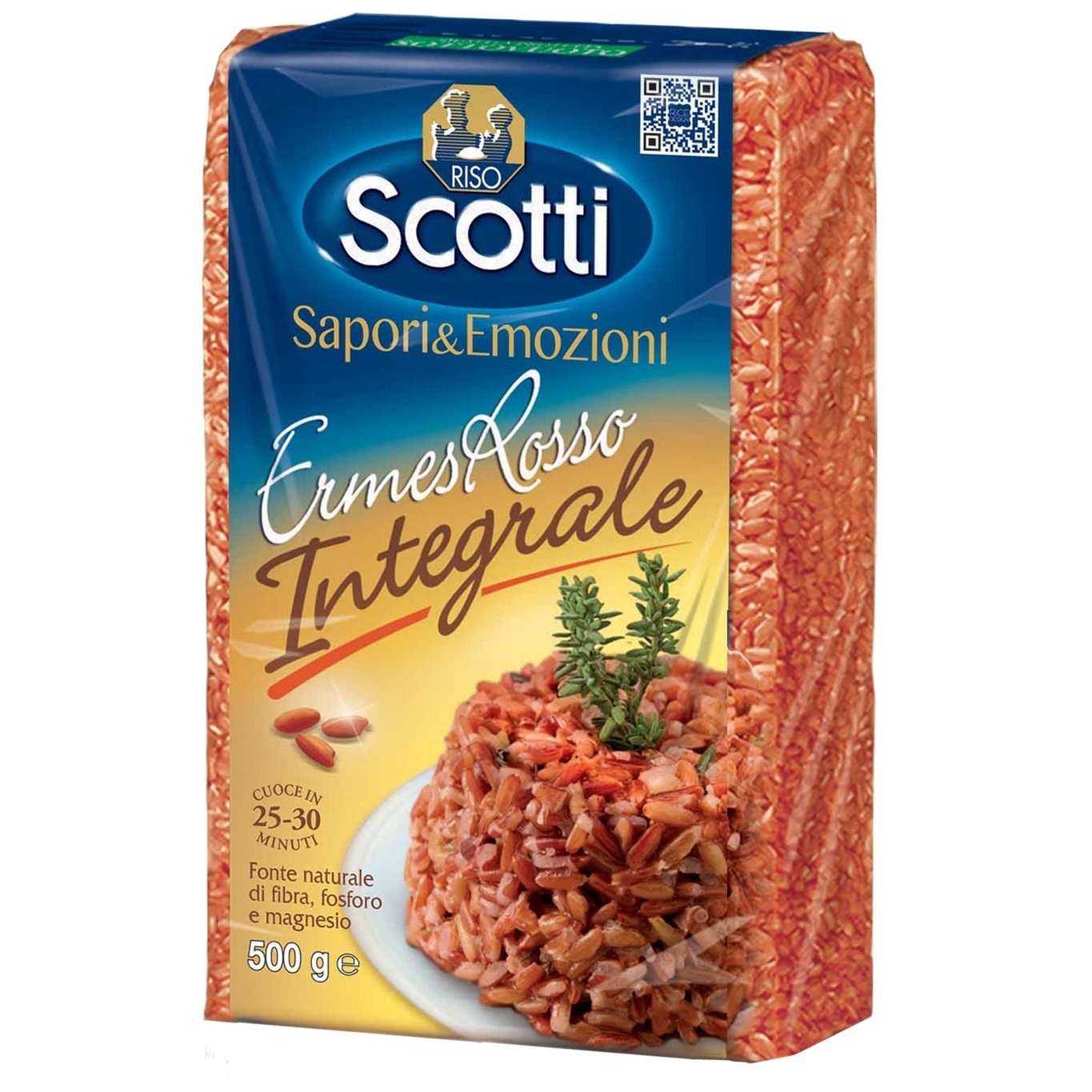 

Рис Riso Scotti красный нешлифованный 500г