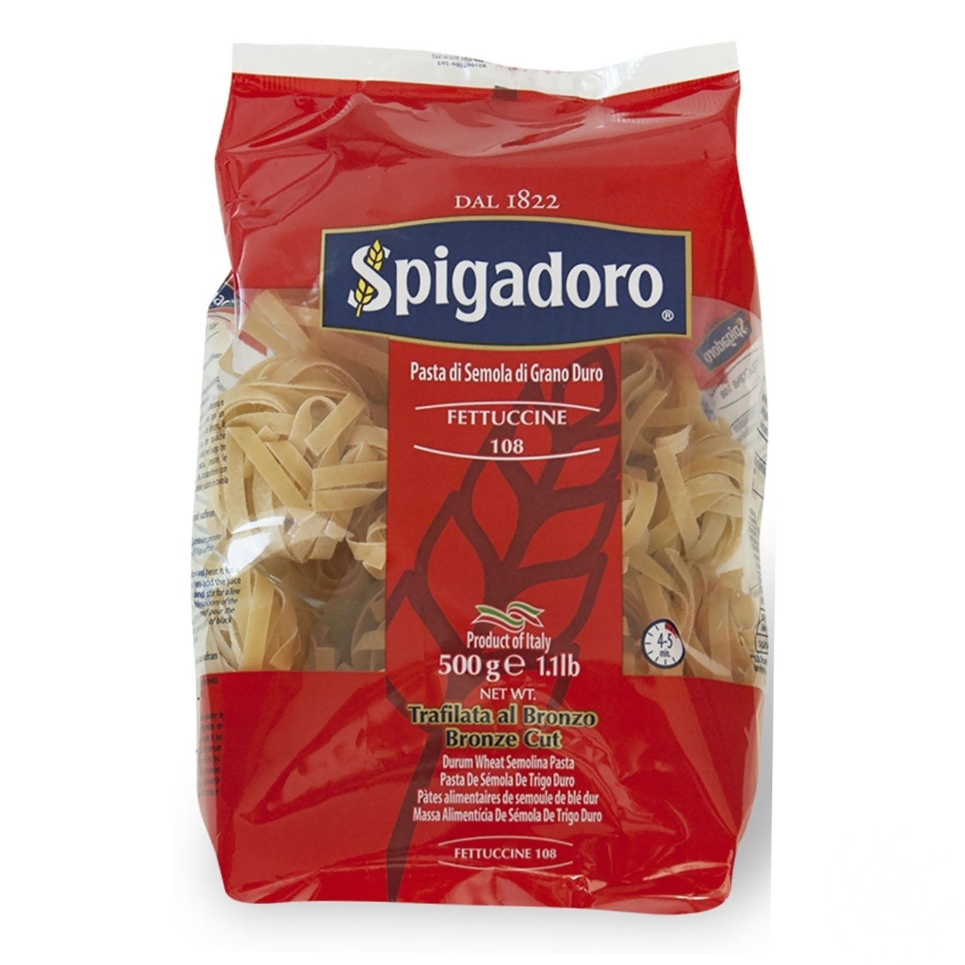 

Макаронные изделия Spigadoro Fettuccine 108 500г