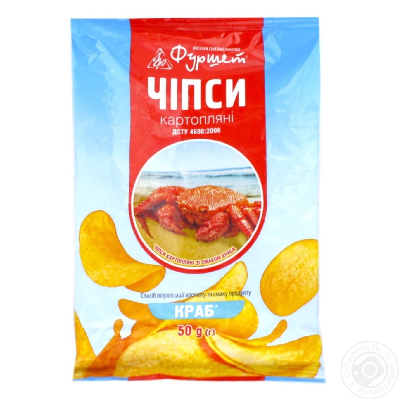 

Чипсы картофельные Краб Фуршет 50г