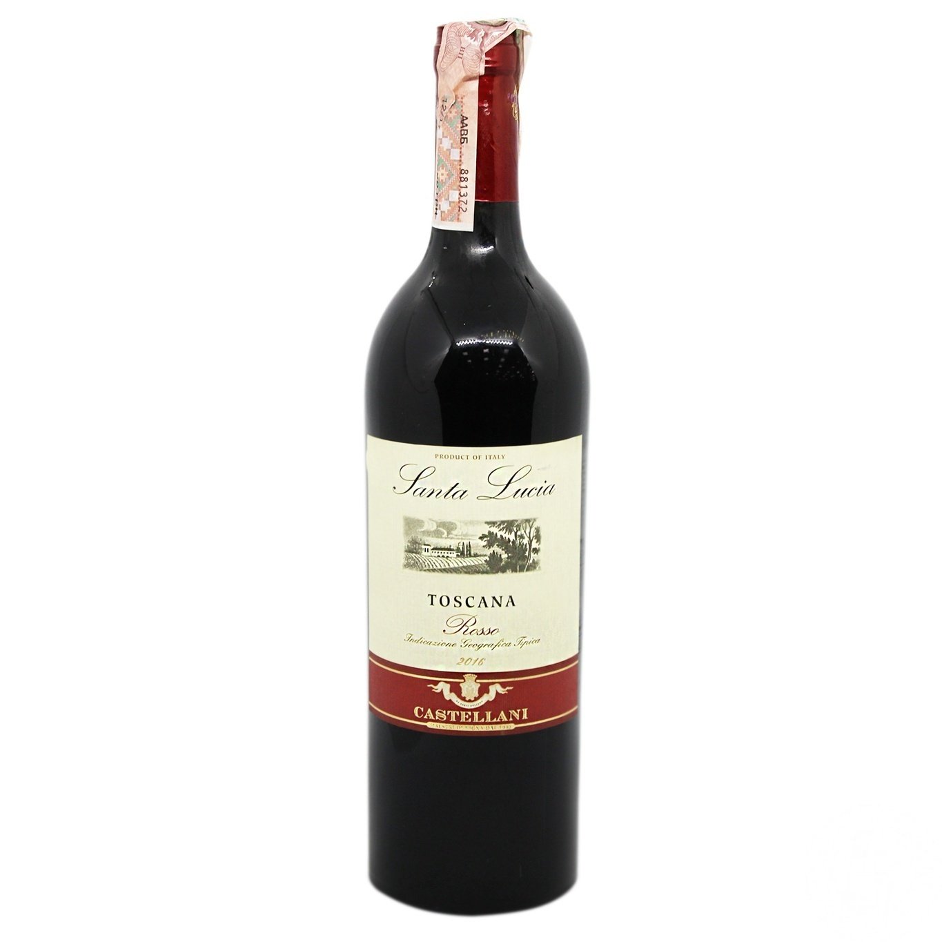 

Вино Castellanі Toscano Rosso Cru Santa Lucia IGT красное сухое 12% 0,75л