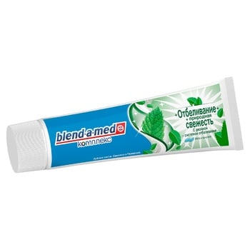 Blend-a-med Complex Whitening + Natural Freshness Toothpaste 100ml - buy, prices for MegaMarket - photo 2