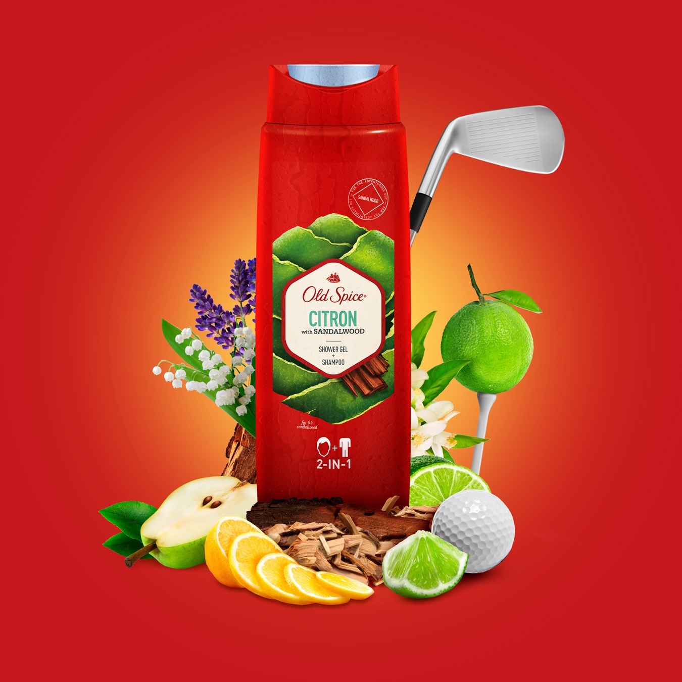 

Гель для душа Old Spice Citron с экстрактом сандалового дерева 400мл