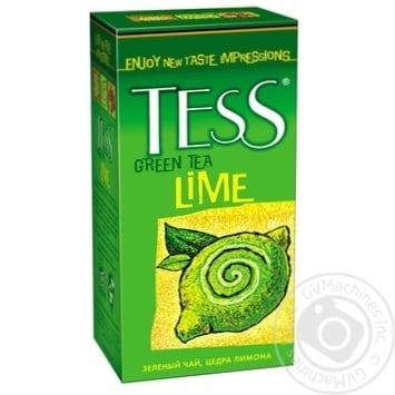 Green Chinese tea Tess lemon peel 25х1.5g teabags Russia - buy, prices for - photo 1