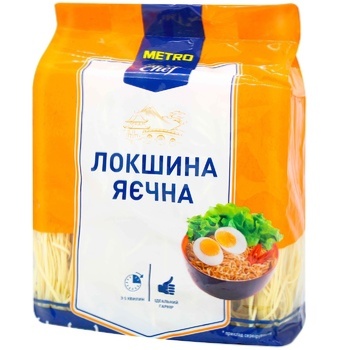 Лапша Metro Chef яичная 1кг - купить, цены на METRO - фото 1